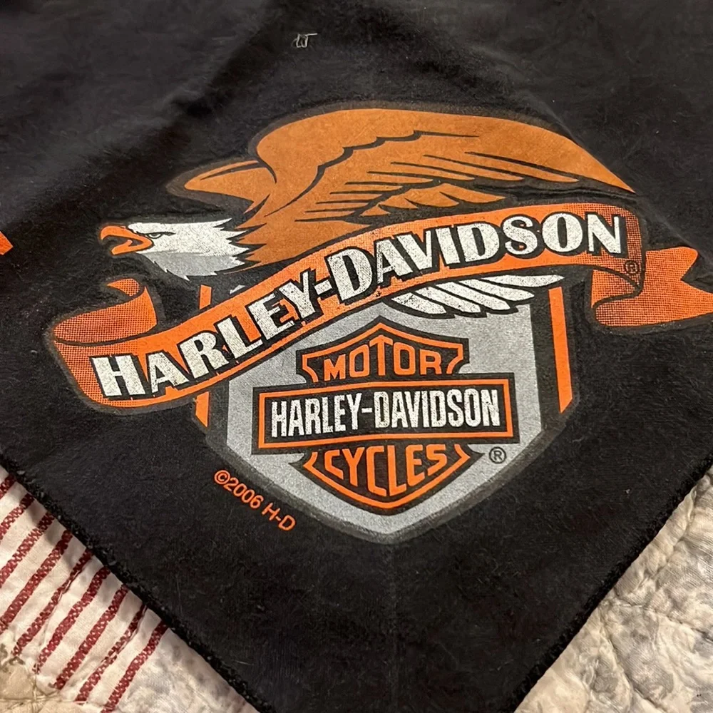 2006 Harley Davidson large scarf bandana square 22”